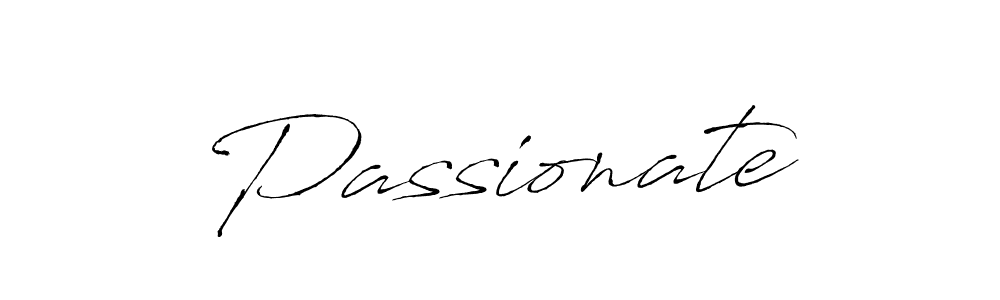 Make a beautiful signature design for name Passionate. With this signature (Antro_Vectra) style, you can create a handwritten signature for free. Passionate signature style 6 images and pictures png