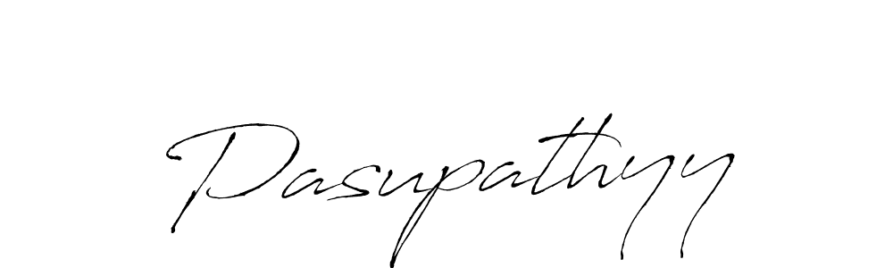 Create a beautiful signature design for name Pasupathyy. With this signature (Antro_Vectra) fonts, you can make a handwritten signature for free. Pasupathyy signature style 6 images and pictures png