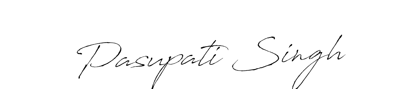 Create a beautiful signature design for name Pasupati Singh. With this signature (Antro_Vectra) fonts, you can make a handwritten signature for free. Pasupati Singh signature style 6 images and pictures png