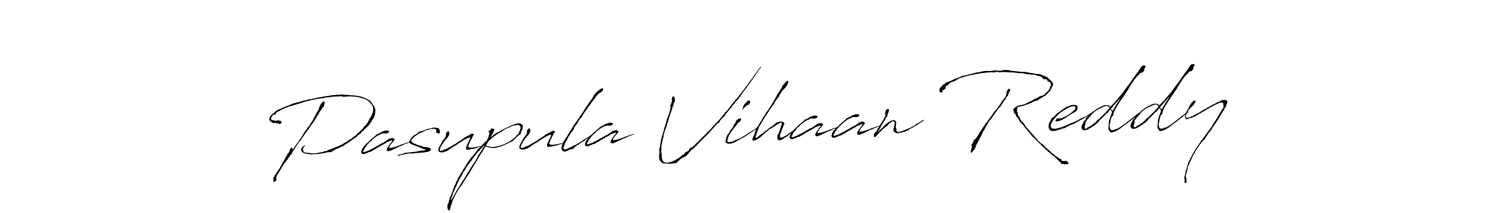 Make a beautiful signature design for name Pasupula Vihaan Reddy. Use this online signature maker to create a handwritten signature for free. Pasupula Vihaan Reddy signature style 6 images and pictures png