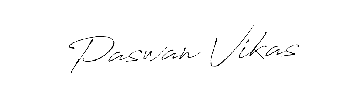Create a beautiful signature design for name Paswan Vikas. With this signature (Antro_Vectra) fonts, you can make a handwritten signature for free. Paswan Vikas signature style 6 images and pictures png