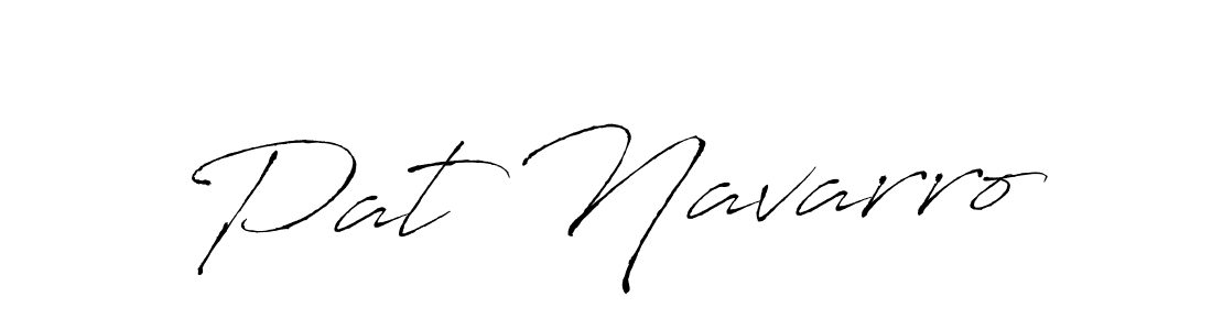 Make a beautiful signature design for name Pat Navarro. With this signature (Antro_Vectra) style, you can create a handwritten signature for free. Pat Navarro signature style 6 images and pictures png