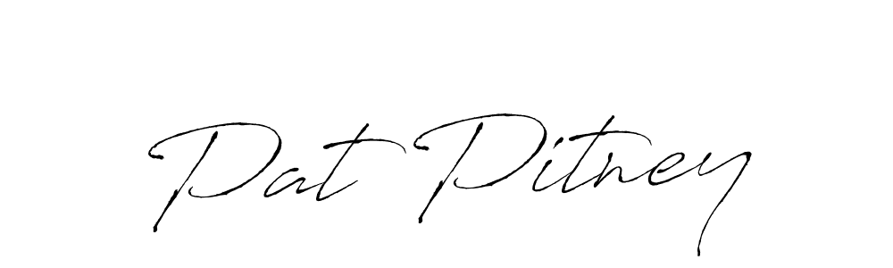 Design your own signature with our free online signature maker. With this signature software, you can create a handwritten (Antro_Vectra) signature for name Pat Pitney. Pat Pitney signature style 6 images and pictures png