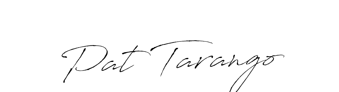 You should practise on your own different ways (Antro_Vectra) to write your name (Pat Tarango) in signature. don't let someone else do it for you. Pat Tarango signature style 6 images and pictures png