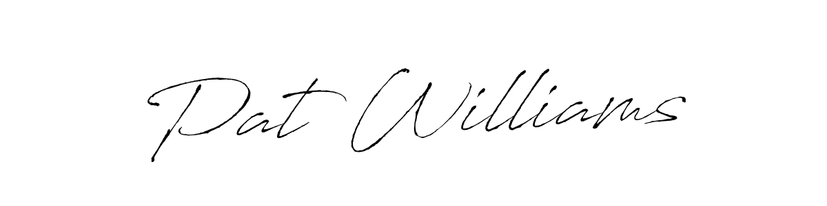 It looks lik you need a new signature style for name Pat Williams. Design unique handwritten (Antro_Vectra) signature with our free signature maker in just a few clicks. Pat Williams signature style 6 images and pictures png