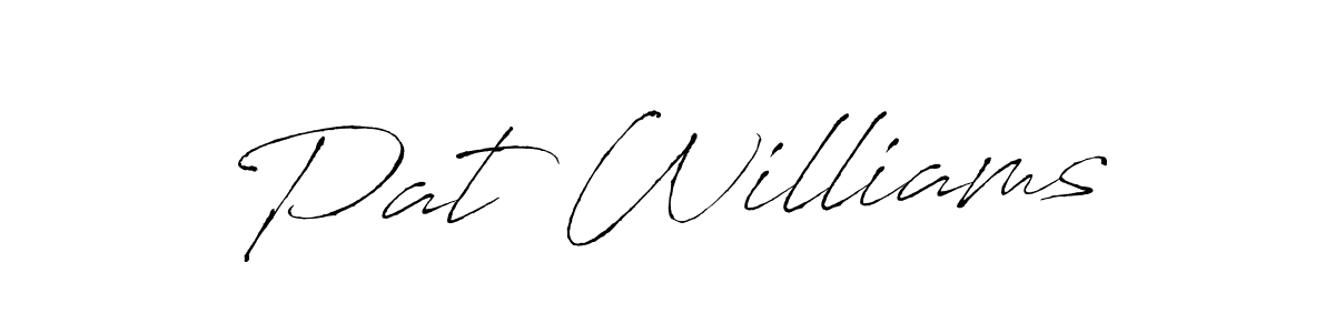 Antro_Vectra is a professional signature style that is perfect for those who want to add a touch of class to their signature. It is also a great choice for those who want to make their signature more unique. Get Pat Williams name to fancy signature for free. Pat Williams signature style 6 images and pictures png