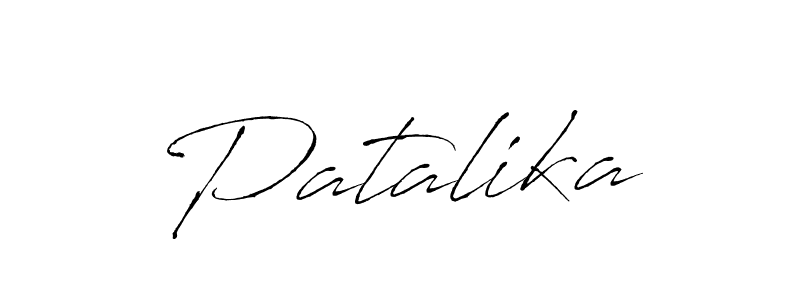 Patalika stylish signature style. Best Handwritten Sign (Antro_Vectra) for my name. Handwritten Signature Collection Ideas for my name Patalika. Patalika signature style 6 images and pictures png