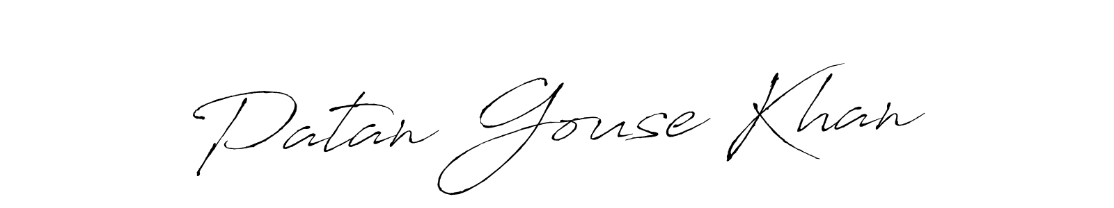 Use a signature maker to create a handwritten signature online. With this signature software, you can design (Antro_Vectra) your own signature for name Patan Gouse Khan. Patan Gouse Khan signature style 6 images and pictures png