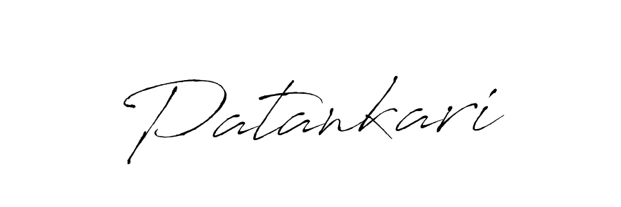 Create a beautiful signature design for name Patankari. With this signature (Antro_Vectra) fonts, you can make a handwritten signature for free. Patankari signature style 6 images and pictures png