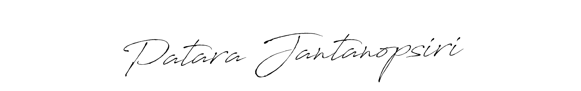 Make a beautiful signature design for name Patara Jantanopsiri. With this signature (Antro_Vectra) style, you can create a handwritten signature for free. Patara Jantanopsiri signature style 6 images and pictures png