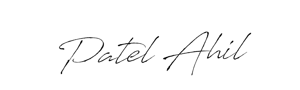 Make a beautiful signature design for name Patel Ahil. Use this online signature maker to create a handwritten signature for free. Patel Ahil signature style 6 images and pictures png