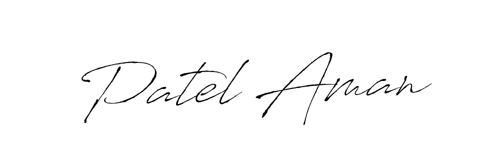 Also we have Patel Aman name is the best signature style. Create professional handwritten signature collection using Antro_Vectra autograph style. Patel Aman signature style 6 images and pictures png