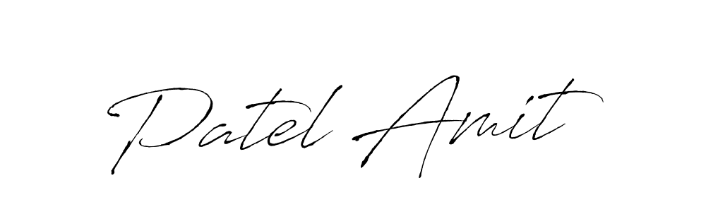 Patel Amit stylish signature style. Best Handwritten Sign (Antro_Vectra) for my name. Handwritten Signature Collection Ideas for my name Patel Amit. Patel Amit signature style 6 images and pictures png