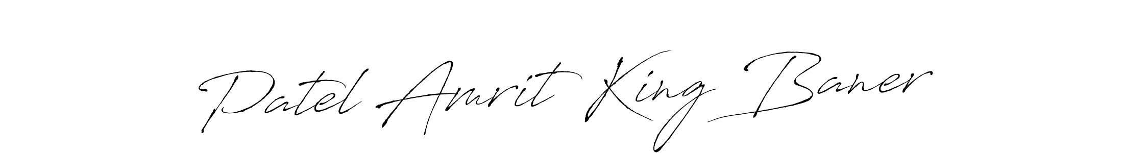 It looks lik you need a new signature style for name Patel Amrit King Baner. Design unique handwritten (Antro_Vectra) signature with our free signature maker in just a few clicks. Patel Amrit King Baner signature style 6 images and pictures png