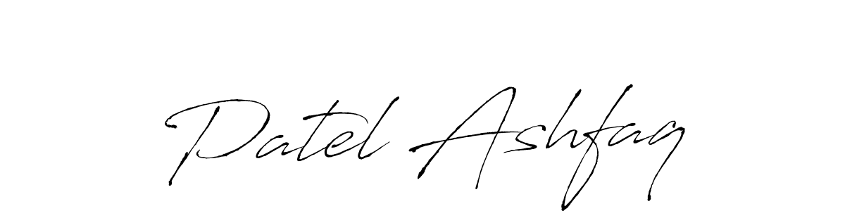 Similarly Antro_Vectra is the best handwritten signature design. Signature creator online .You can use it as an online autograph creator for name Patel Ashfaq. Patel Ashfaq signature style 6 images and pictures png