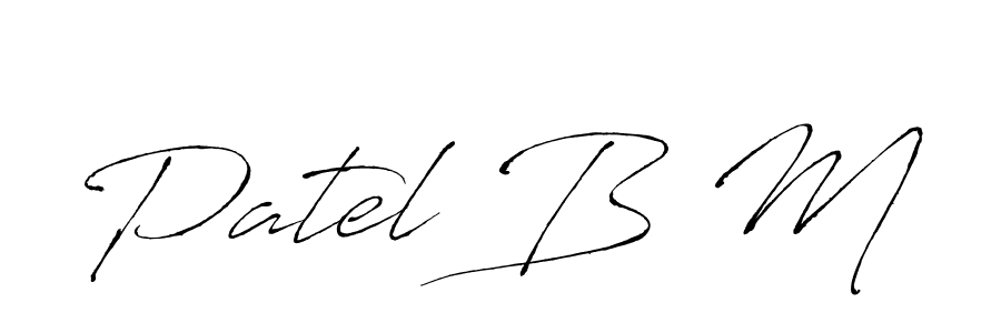 if you are searching for the best signature style for your name Patel B M. so please give up your signature search. here we have designed multiple signature styles  using Antro_Vectra. Patel B M signature style 6 images and pictures png