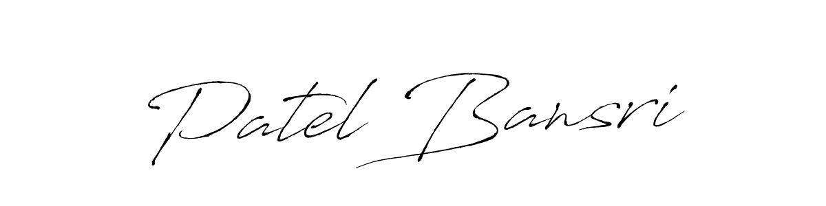 Make a beautiful signature design for name Patel Bansri. Use this online signature maker to create a handwritten signature for free. Patel Bansri signature style 6 images and pictures png