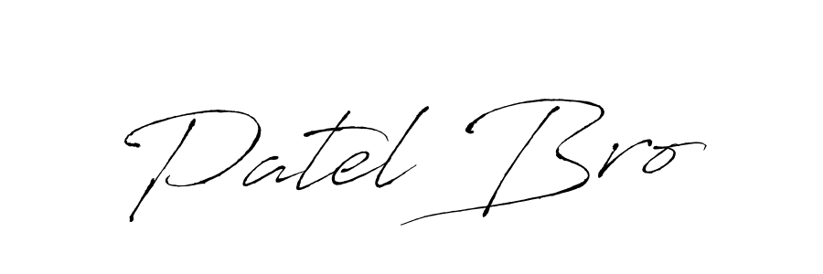 Create a beautiful signature design for name Patel Bro. With this signature (Antro_Vectra) fonts, you can make a handwritten signature for free. Patel Bro signature style 6 images and pictures png