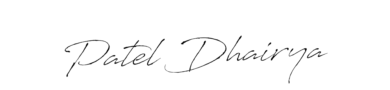 Make a beautiful signature design for name Patel Dhairya. Use this online signature maker to create a handwritten signature for free. Patel Dhairya signature style 6 images and pictures png