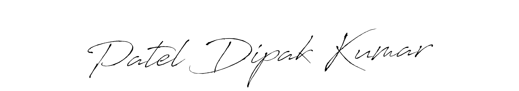 Use a signature maker to create a handwritten signature online. With this signature software, you can design (Antro_Vectra) your own signature for name Patel Dipak Kumar. Patel Dipak Kumar signature style 6 images and pictures png