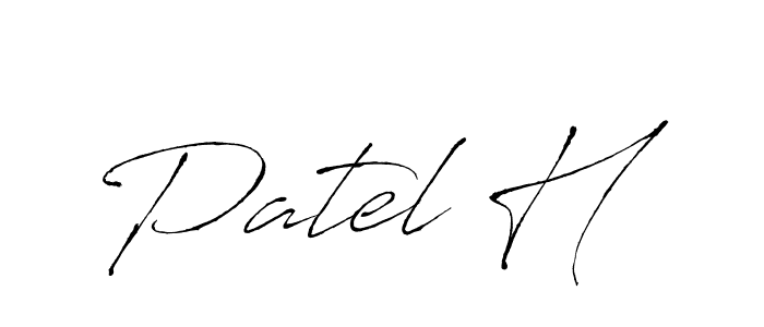 Also we have Patel H name is the best signature style. Create professional handwritten signature collection using Antro_Vectra autograph style. Patel H signature style 6 images and pictures png