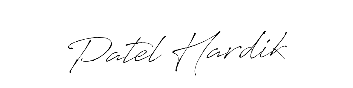 Create a beautiful signature design for name Patel Hardik. With this signature (Antro_Vectra) fonts, you can make a handwritten signature for free. Patel Hardik signature style 6 images and pictures png