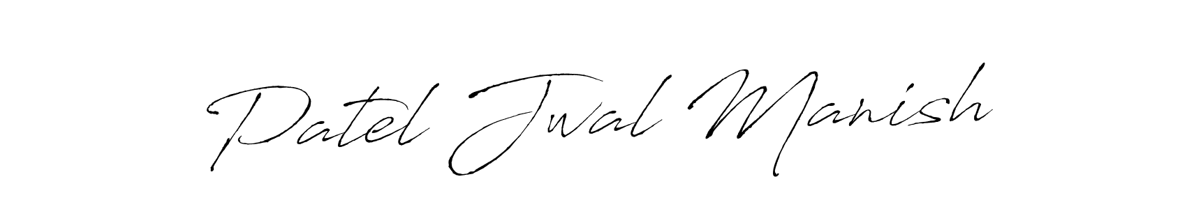 Make a beautiful signature design for name Patel Jwal Manish. With this signature (Antro_Vectra) style, you can create a handwritten signature for free. Patel Jwal Manish signature style 6 images and pictures png