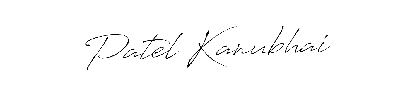 Antro_Vectra is a professional signature style that is perfect for those who want to add a touch of class to their signature. It is also a great choice for those who want to make their signature more unique. Get Patel Kanubhai name to fancy signature for free. Patel Kanubhai signature style 6 images and pictures png