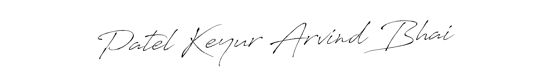 How to make Patel Keyur Arvind Bhai signature? Antro_Vectra is a professional autograph style. Create handwritten signature for Patel Keyur Arvind Bhai name. Patel Keyur Arvind Bhai signature style 6 images and pictures png