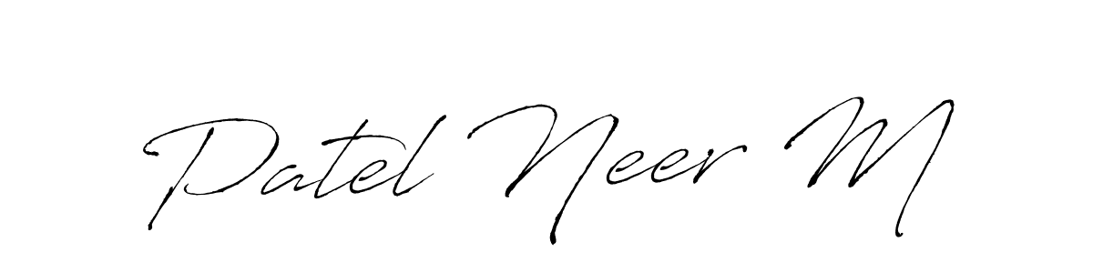 How to Draw Patel Neer M signature style? Antro_Vectra is a latest design signature styles for name Patel Neer M. Patel Neer M signature style 6 images and pictures png