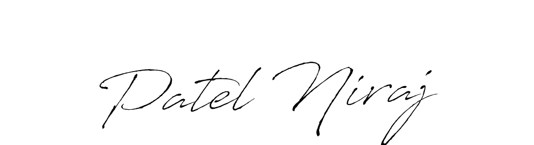 How to make Patel Niraj signature? Antro_Vectra is a professional autograph style. Create handwritten signature for Patel Niraj name. Patel Niraj signature style 6 images and pictures png