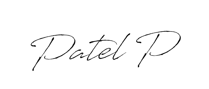 Also You can easily find your signature by using the search form. We will create Patel P name handwritten signature images for you free of cost using Antro_Vectra sign style. Patel P signature style 6 images and pictures png