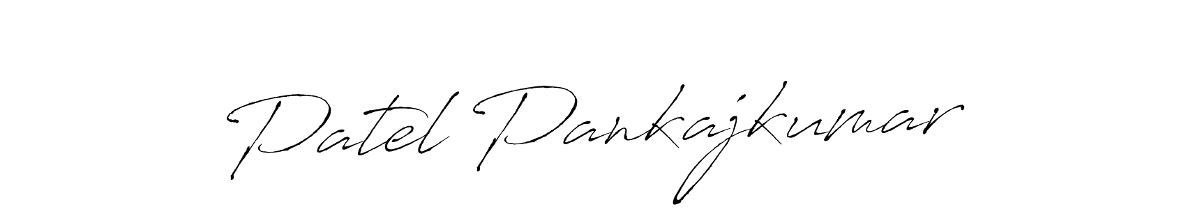 Also we have Patel Pankajkumar name is the best signature style. Create professional handwritten signature collection using Antro_Vectra autograph style. Patel Pankajkumar signature style 6 images and pictures png