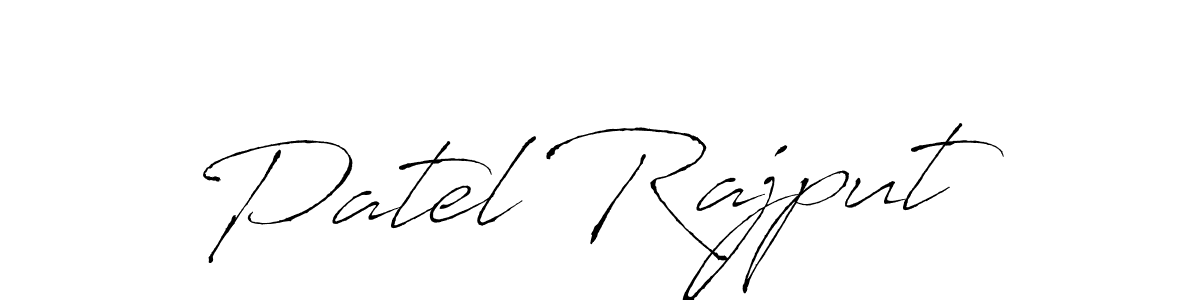 It looks lik you need a new signature style for name Patel Rajput. Design unique handwritten (Antro_Vectra) signature with our free signature maker in just a few clicks. Patel Rajput signature style 6 images and pictures png