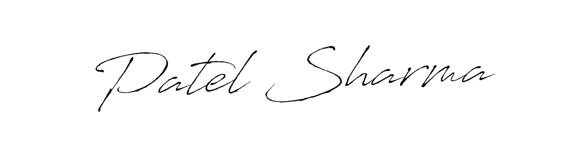 Similarly Antro_Vectra is the best handwritten signature design. Signature creator online .You can use it as an online autograph creator for name Patel Sharma. Patel Sharma signature style 6 images and pictures png