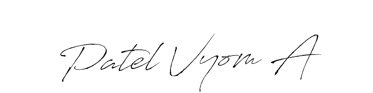 Check out images of Autograph of Patel Vyom A name. Actor Patel Vyom A Signature Style. Antro_Vectra is a professional sign style online. Patel Vyom A signature style 6 images and pictures png