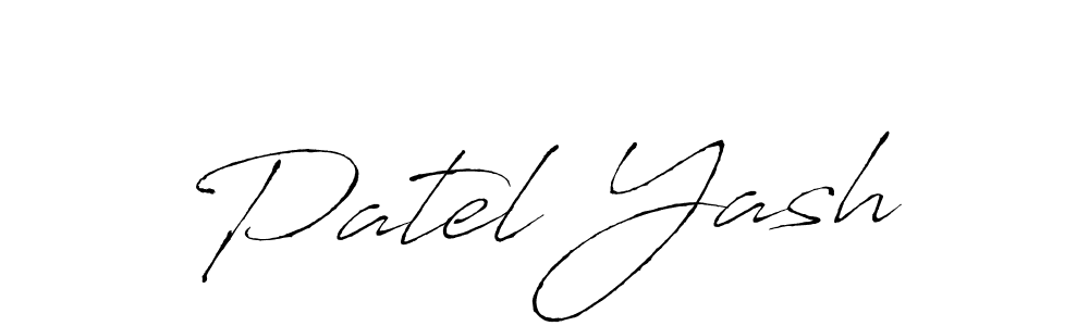 Create a beautiful signature design for name Patel Yash. With this signature (Antro_Vectra) fonts, you can make a handwritten signature for free. Patel Yash signature style 6 images and pictures png