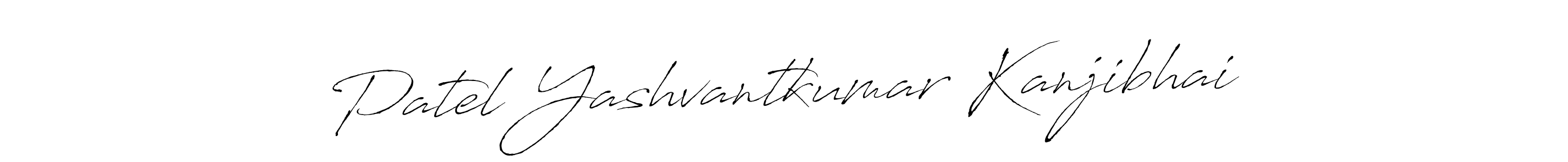 Antro_Vectra is a professional signature style that is perfect for those who want to add a touch of class to their signature. It is also a great choice for those who want to make their signature more unique. Get Patel Yashvantkumar Kanjibhai name to fancy signature for free. Patel Yashvantkumar Kanjibhai signature style 6 images and pictures png