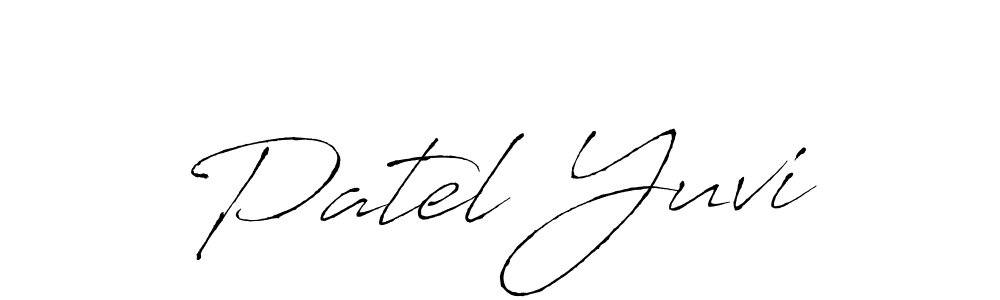 Also we have Patel Yuvi name is the best signature style. Create professional handwritten signature collection using Antro_Vectra autograph style. Patel Yuvi signature style 6 images and pictures png