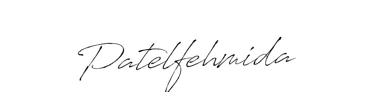 Also You can easily find your signature by using the search form. We will create Patelfehmida name handwritten signature images for you free of cost using Antro_Vectra sign style. Patelfehmida signature style 6 images and pictures png