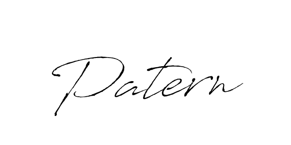 Design your own signature with our free online signature maker. With this signature software, you can create a handwritten (Antro_Vectra) signature for name Patern. Patern signature style 6 images and pictures png