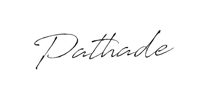 How to make Pathade name signature. Use Antro_Vectra style for creating short signs online. This is the latest handwritten sign. Pathade signature style 6 images and pictures png