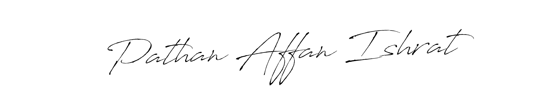 Make a beautiful signature design for name Pathan Affan Ishrat. With this signature (Antro_Vectra) style, you can create a handwritten signature for free. Pathan Affan Ishrat signature style 6 images and pictures png