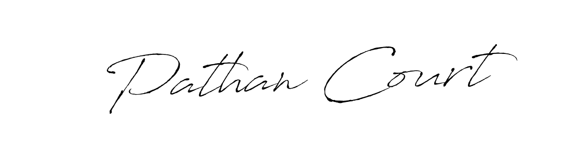 How to make Pathan Court signature? Antro_Vectra is a professional autograph style. Create handwritten signature for Pathan Court name. Pathan Court signature style 6 images and pictures png