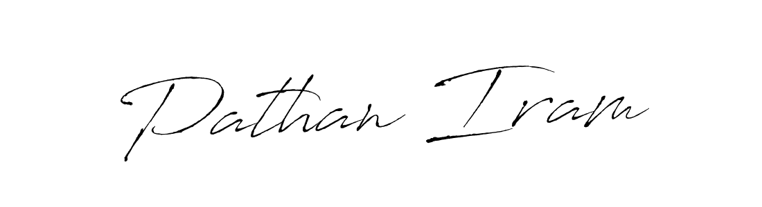 Pathan Iram stylish signature style. Best Handwritten Sign (Antro_Vectra) for my name. Handwritten Signature Collection Ideas for my name Pathan Iram. Pathan Iram signature style 6 images and pictures png