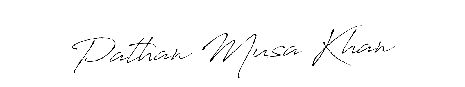 Also we have Pathan Musa Khan name is the best signature style. Create professional handwritten signature collection using Antro_Vectra autograph style. Pathan Musa Khan signature style 6 images and pictures png