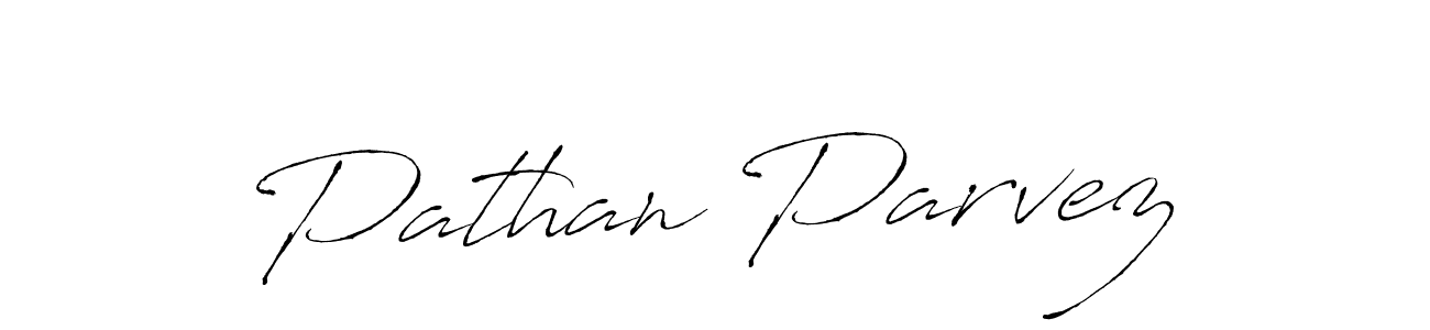 Antro_Vectra is a professional signature style that is perfect for those who want to add a touch of class to their signature. It is also a great choice for those who want to make their signature more unique. Get Pathan Parvez name to fancy signature for free. Pathan Parvez signature style 6 images and pictures png