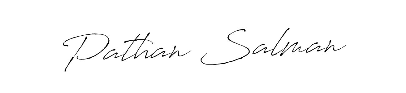 How to make Pathan Salman name signature. Use Antro_Vectra style for creating short signs online. This is the latest handwritten sign. Pathan Salman signature style 6 images and pictures png