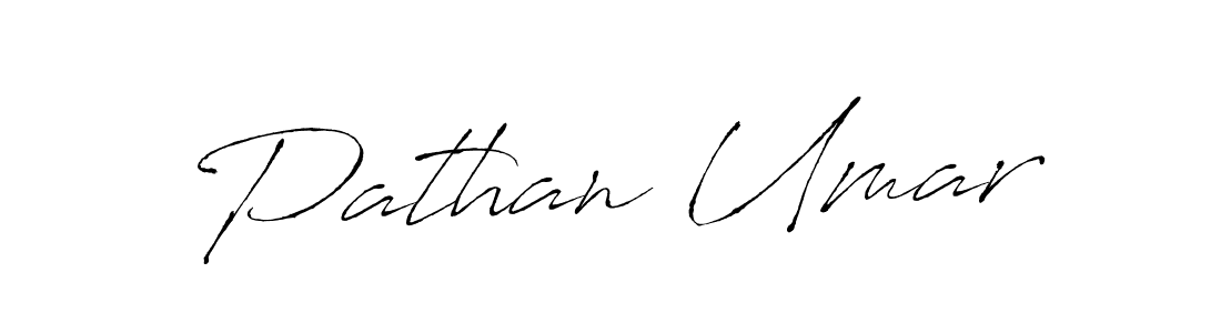 Make a beautiful signature design for name Pathan Umar. With this signature (Antro_Vectra) style, you can create a handwritten signature for free. Pathan Umar signature style 6 images and pictures png