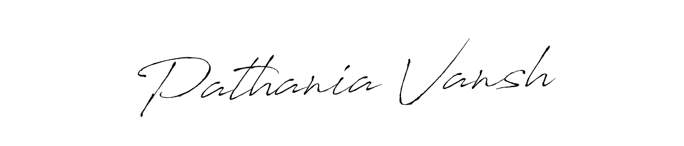 Also we have Pathania Vansh name is the best signature style. Create professional handwritten signature collection using Antro_Vectra autograph style. Pathania Vansh signature style 6 images and pictures png